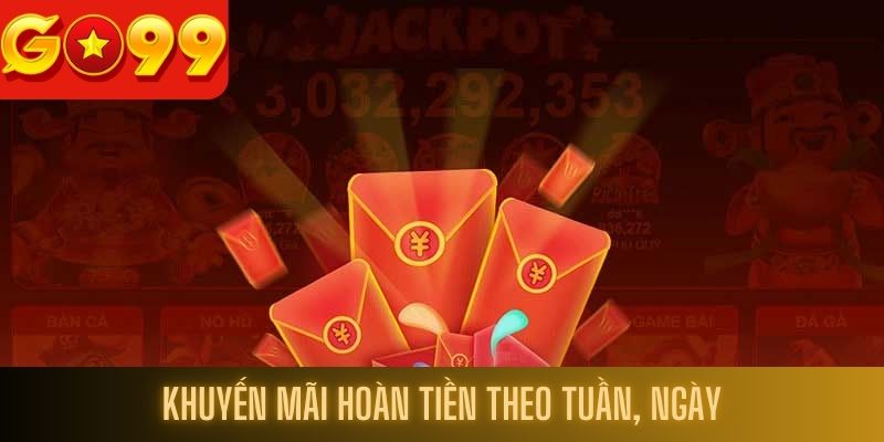 Khuyến mãi hoàn tiền theo tuần, ngày